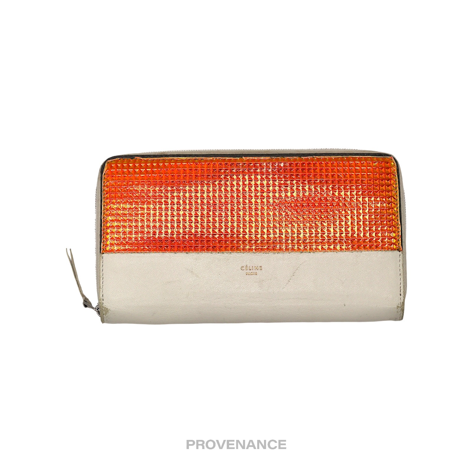 Celine Multifunction Zip Long Wallet - Iridescent Prism